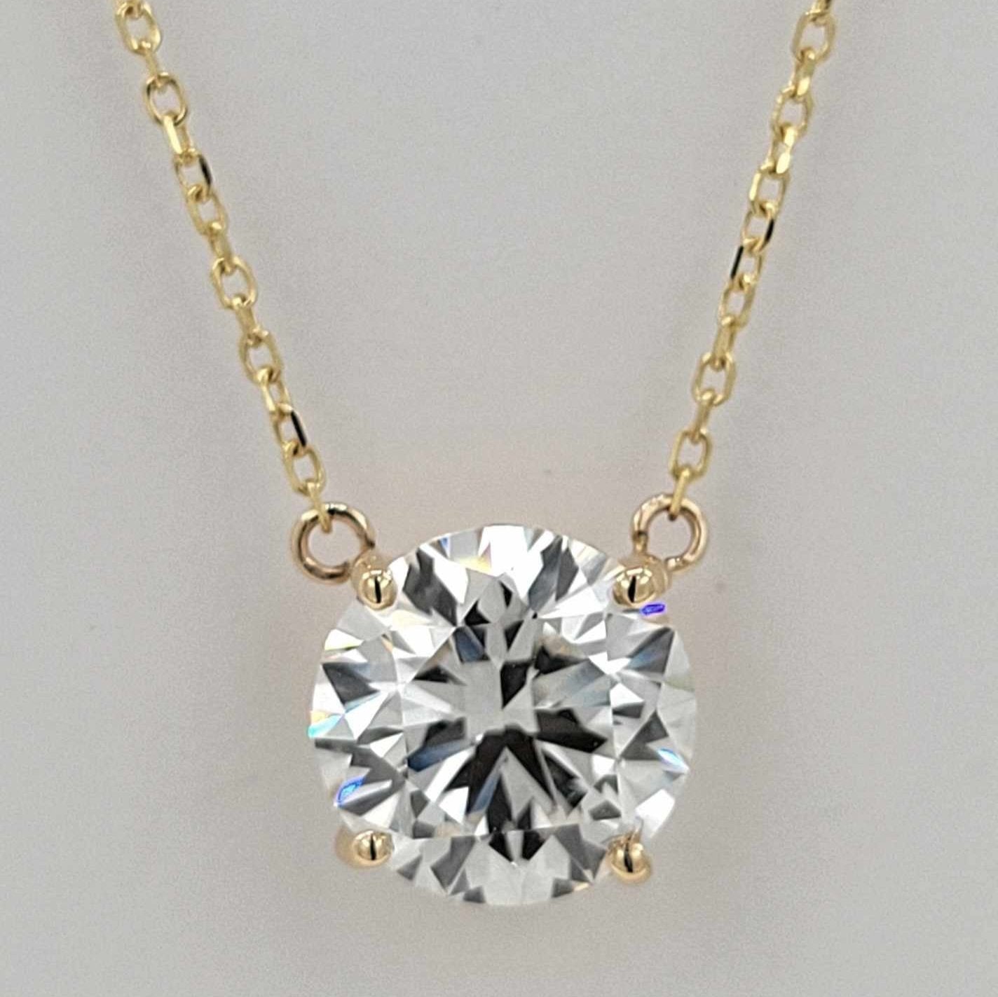 M & Co. Bezel & Prong Diamond Pendant Necklace,
