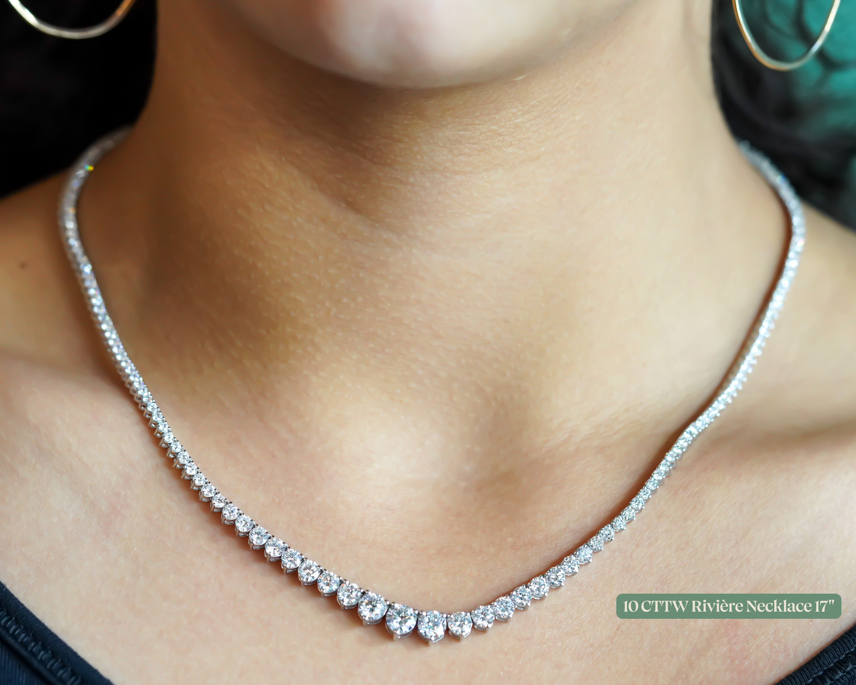 M & Co. Diamond Riviera Necklace